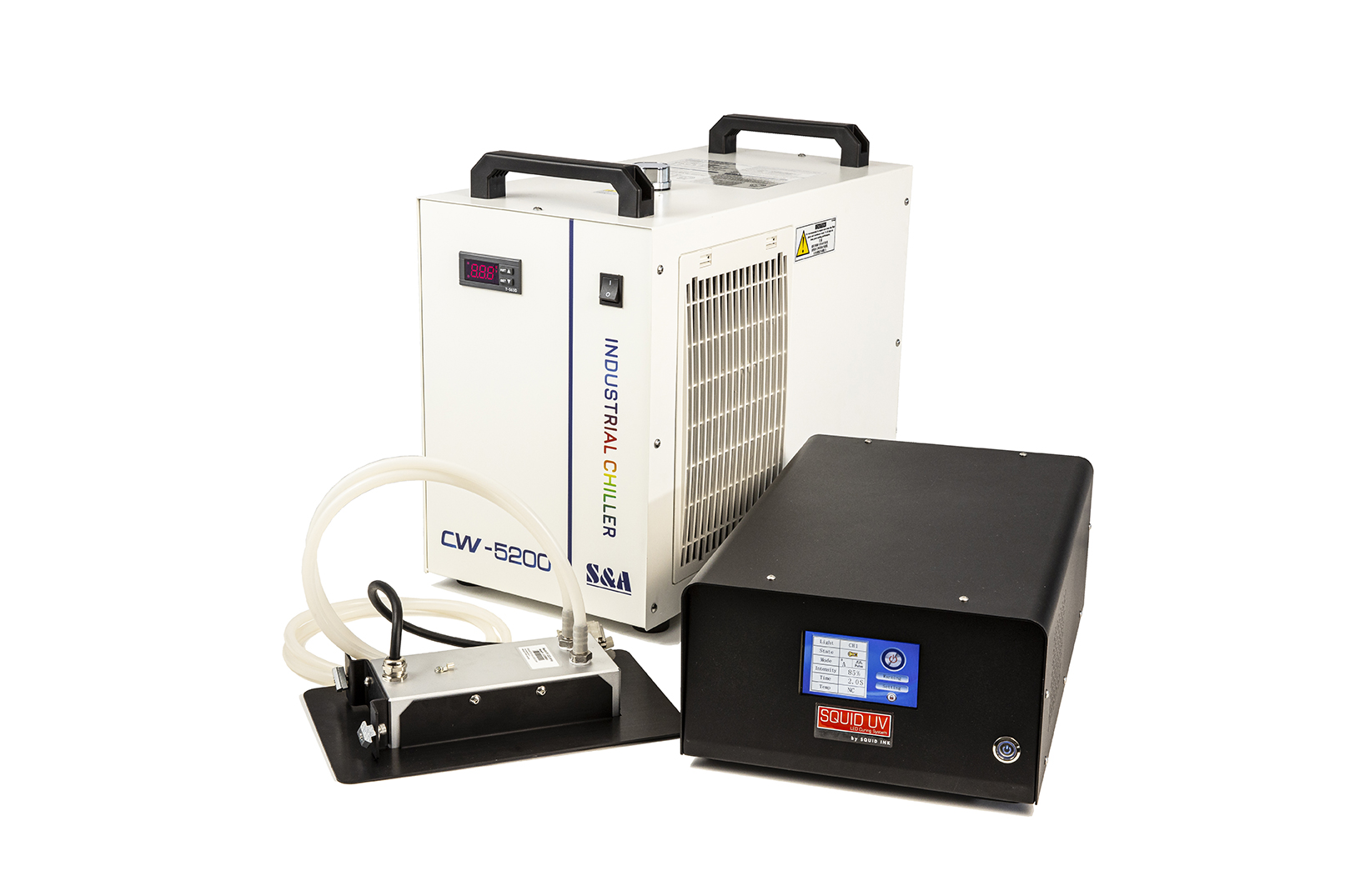 Sistema de Curado LED UV Refrigerado Por Agua